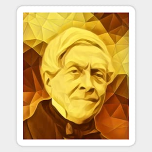 Jules Michelet Abstract Golden Portrait | Jules Michelet Artwork 9 Magnet